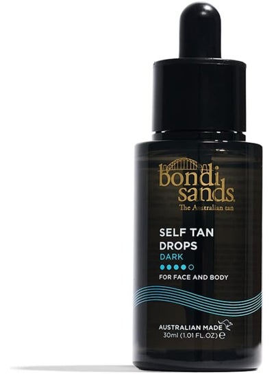 BONDI SANDS Self Tanning Face Drops Dark 30ml – Customizable Facial Tan